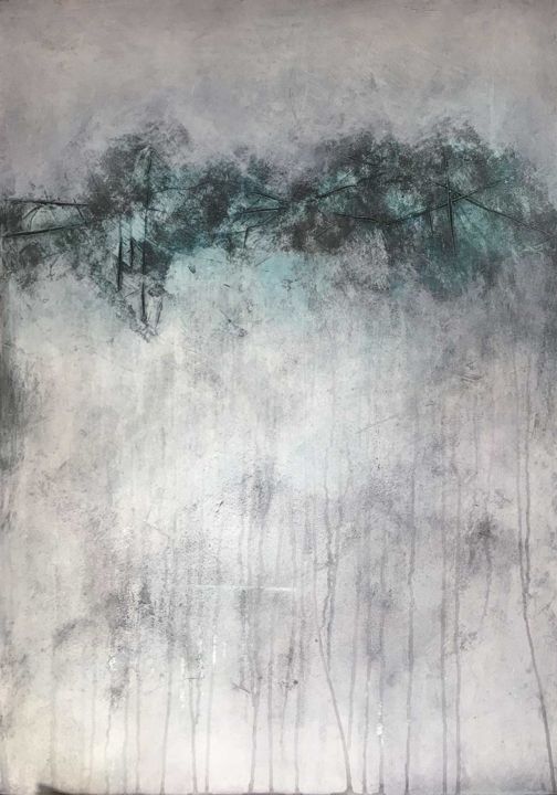 Painting titled "Untitled, 2015" by Bettina Hachmann, Original Art, Acrylic