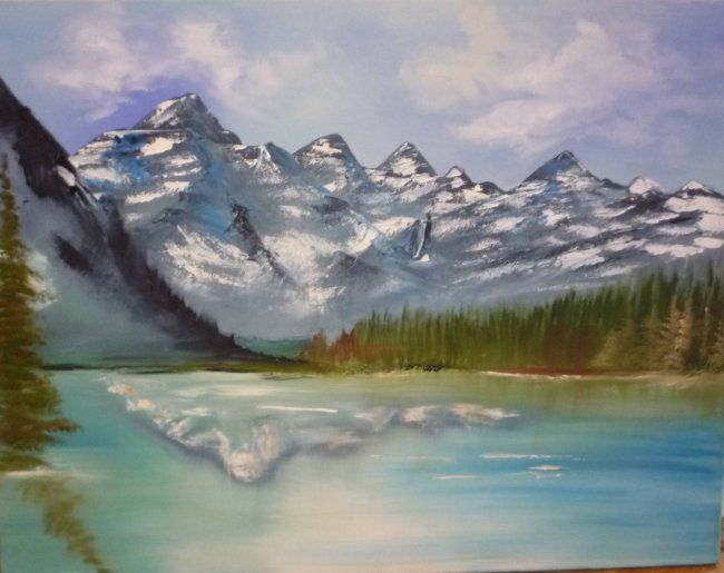 Painting titled "Canada" by Bettina Pichler, Original Artwork