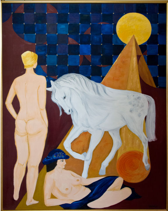 Peinture intitulée "p5140038.jpg Lumier…" par Betty Mellaerts, Œuvre d'art originale, Huile