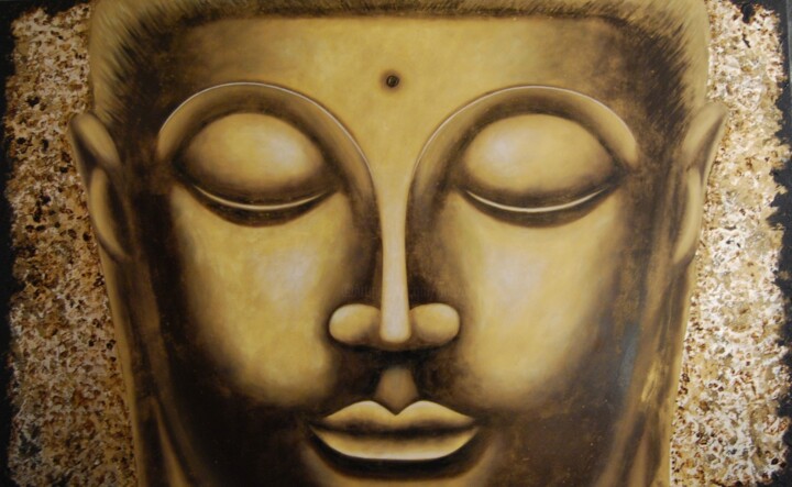 Artesanía titulada "Bouddha.jpg" por Beuz Art, Obra de arte original