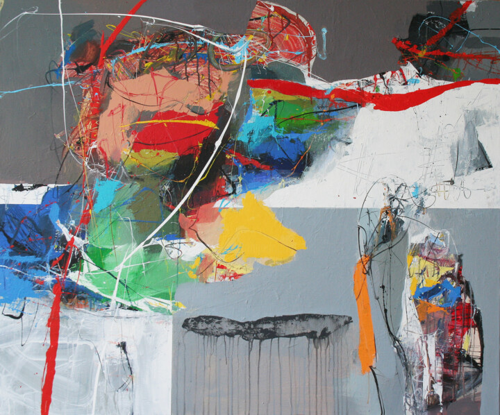 Peinture intitulée "Adore" par Plamen Bibeschkov, Œuvre d'art originale, Acrylique Monté sur Châssis en bois