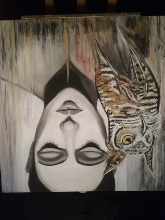 Peinture intitulée "20160523-192034.jpg" par bichouninette, Œuvre d'art originale,