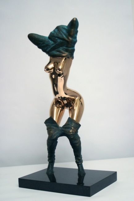 Sculpture intitulée ""Before"" par Zigmunds Bielis, Œuvre d'art originale, Métaux