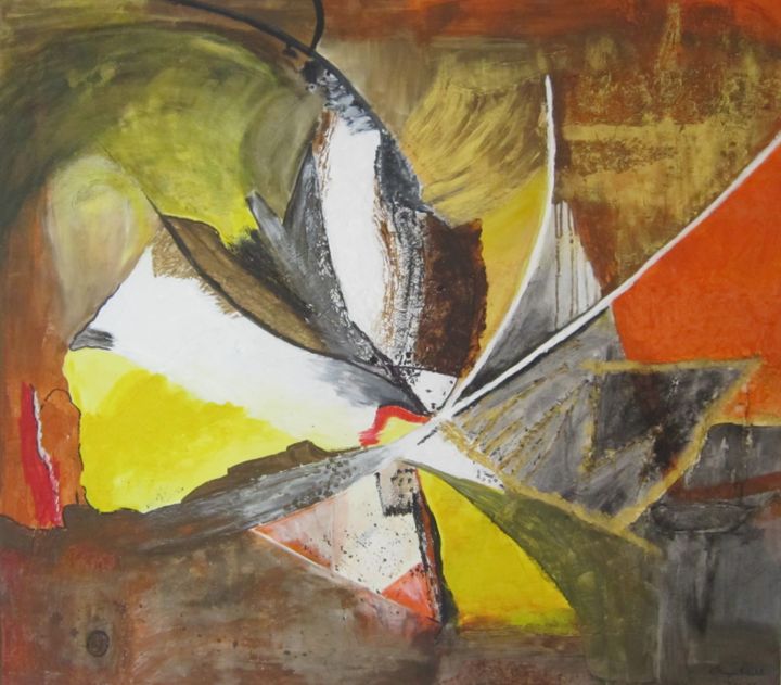 Malerei mit dem Titel "seeadler.jpg" von Elsbeth Regenbrecht, Original-Kunstwerk, Acryl