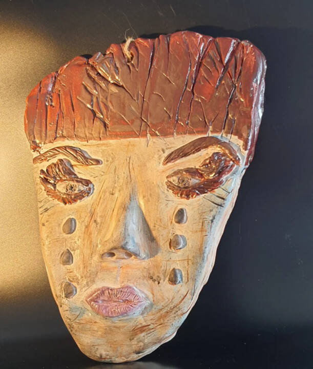 Scultura intitolato "Angry Tears" da Bilge Dogrucuoglu, Opera d'arte originale, Ceramica