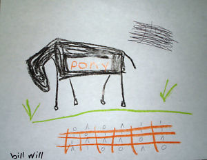 Ζωγραφική με τίτλο "BILL WILL 21 X 28 P…" από Bill Will, Αυθεντικά έργα τέχνης