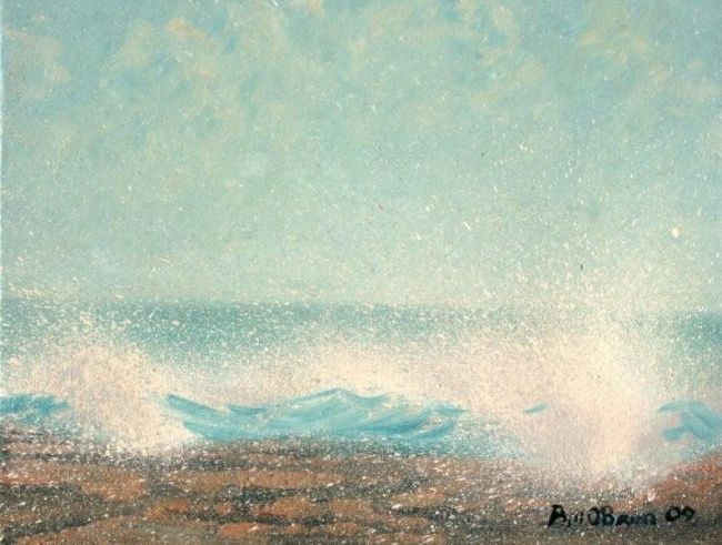 Картина под названием "Sea Spray" - Bill O'Brien, Подлинное произведение искусства