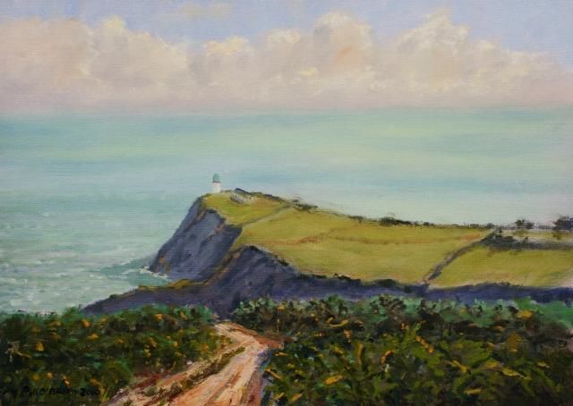 Pittura intitolato "Howth Hill Walk 11" da Bill O'Brien, Opera d'arte originale, Olio