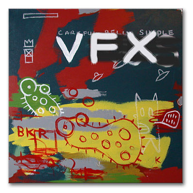 Peinture intitulée "Virus" par Bill Oneil, Œuvre d'art originale, Huile