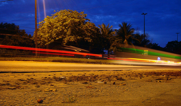 Fotografia intitulada "Velo(cidade)" por Fabrício Araújo, Obras de arte originais