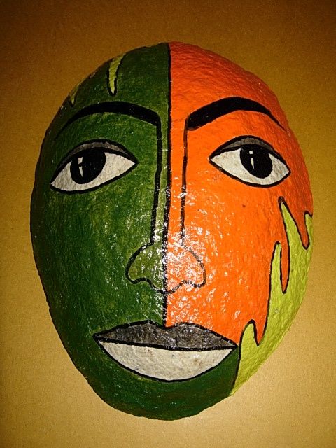 Sculpture intitulée "Decorative Mask" par Binay Singh Shandilya, Œuvre d'art originale
