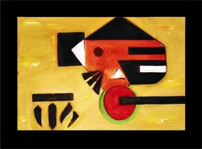 Peinture intitulée "Tigre de chupeta." par Fábio D`Airam, Œuvre d'art originale