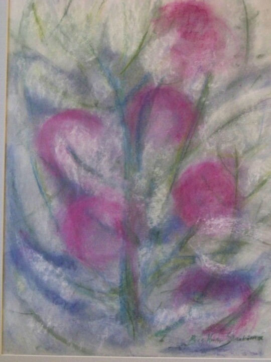 Painting titled "The bouquet" by Birute Nomeda Stankuniene, Original Artwork, Other