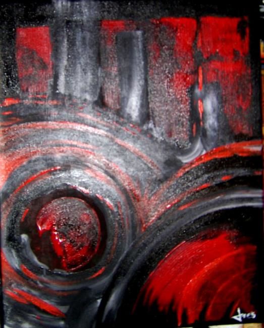 Painting titled "abstract I" by Jone'S, Original Artwork