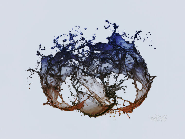 Copper Water, Printmaking by Black Rhino Artwork | Artmajeur