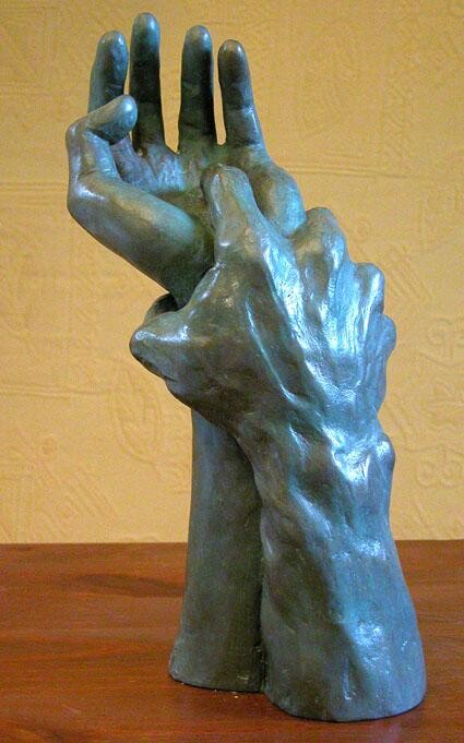 Skulptur mit dem Titel "Bronze les Amants" von Blaise Devissi, Original-Kunstwerk