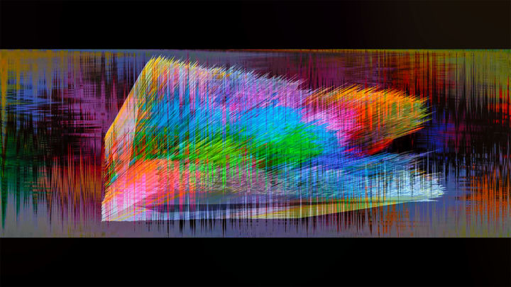 Digital Arts με τίτλο "MUSICAL WAVES" από Blaise Lavenex, Αυθεντικά έργα τέχνης, 3D Μοντελοποίηση