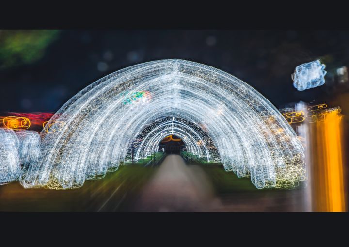 Arte digitale intitolato "PONT DE LUMIERE, MO…" da Blaise Lavenex, Opera d'arte originale