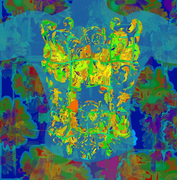 Digital Arts titled "Feelings of color i…" by Blame Mr Ken, Original Art, Digital Painting