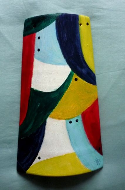 Painting titled "HARLEQUIN - DIPINTO…" by Mtb, Original Artwork