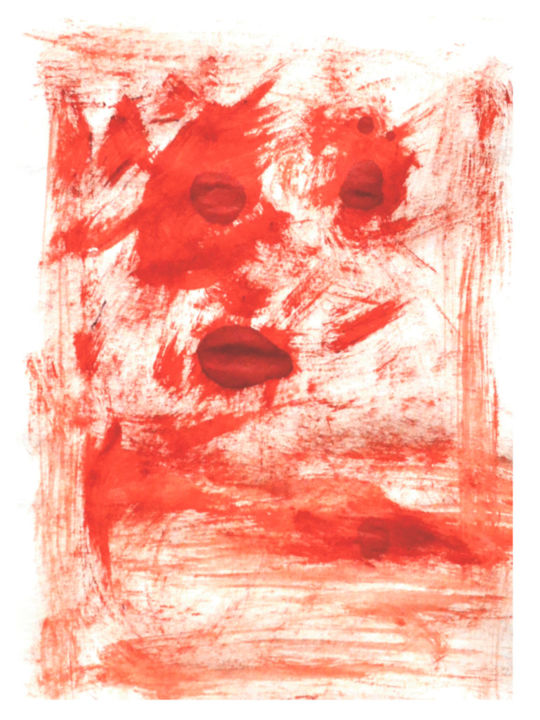 Malerei mit dem Titel "Totem" von Blaumänner, Original-Kunstwerk, Acryl