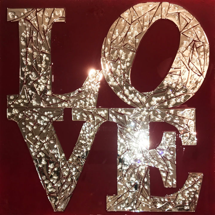 Love Mirror Mosaic Art Painting By Olga Turchinskaya Artmajeur - Mirror Mosaic Wall Art Uk Love Mirror Mosaic Art Painting By Olga Turchinskaya Artmajeur - Mirror Mosaic Wall Art Uk
