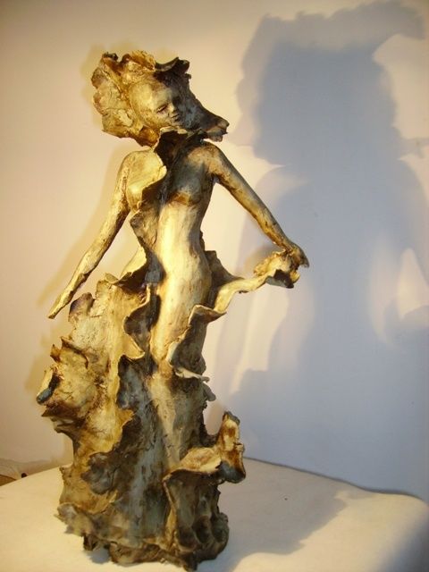 Sculpture intitulée "angel" par Gisella Favaro, Œuvre d'art originale,