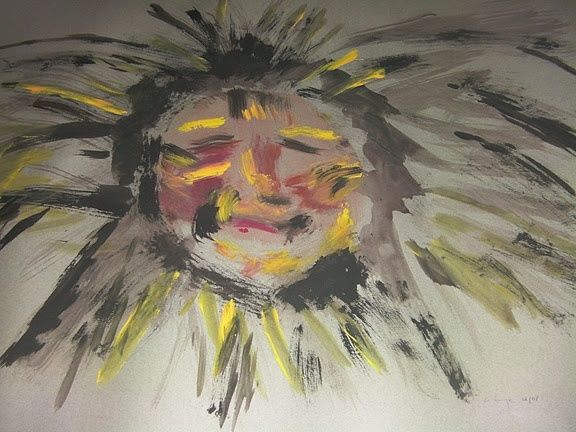 Peinture intitulée "OLDEST MAN (série)" par Bleudhiver, Œuvre d'art originale,