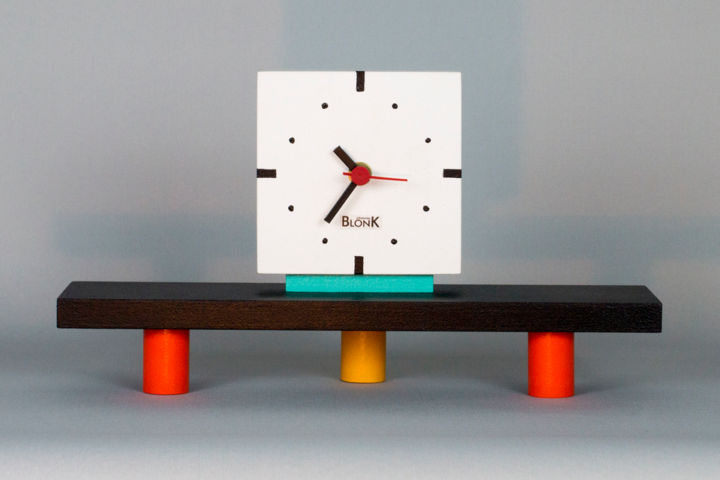 "BlonK ClocK H1" başlıklı Design Johannes Blonk tarafından, Orijinal sanat, Masa Sanatı