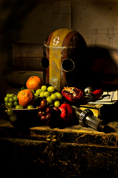 Photographie intitulée "9-with-fruit.jpg" par Bloomonkey, Œuvre d'art originale
