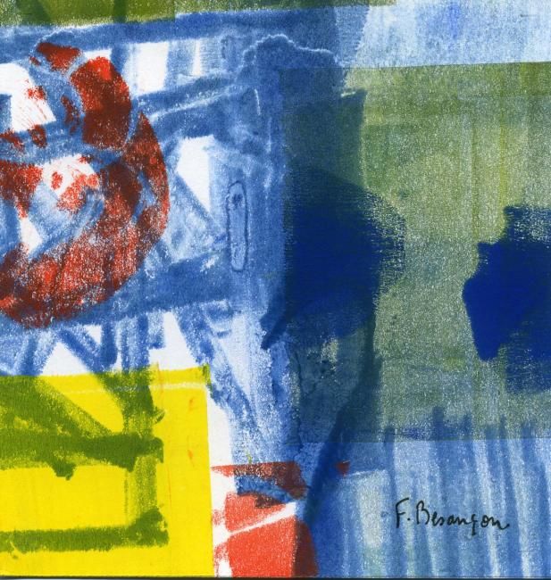 Painting titled "Monotype 17" by Florence Besançon, Original Artwork