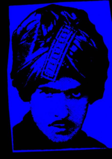 Fotografie getiteld "Blue Turban" door Bluevespa, Origineel Kunstwerk, Anders