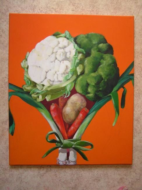 "Legumes d'Hiver" başlıklı Tablo Isabelle Rissoans tarafından, Orijinal sanat