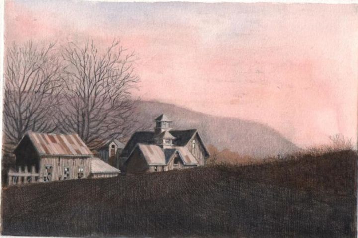 Painting titled "alford massachusett…" by Bruce Macdonald, Original Art,