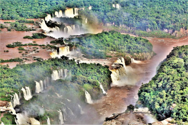 Photography titled "The Iguazu Falls. N…" by Boris Davidovich, Original Artwork