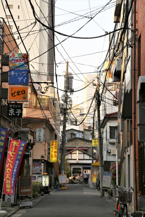 Фотография под названием "Tokyo Street. Japan." - Boris Davidovich, Подлинное произведение искусства, Цифровая фотография