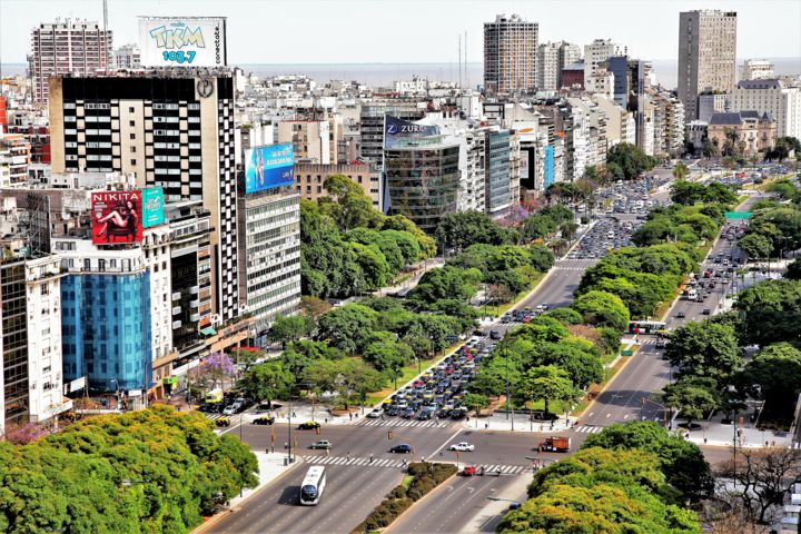 Fotografía titulada "The Widest Street.…" por Boris Davidovich, Obra de arte original, Fotografía digital