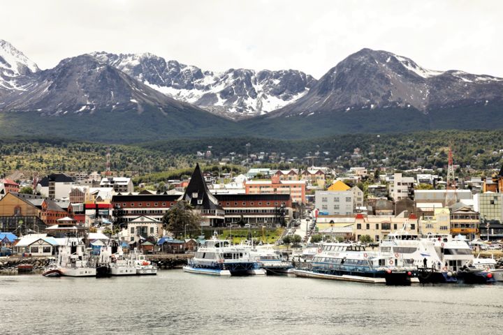 Фотография под названием "Ushuaia. N9. Argent…" - Boris Davidovich, Подлинное произведение искусства, Цифровая фотография