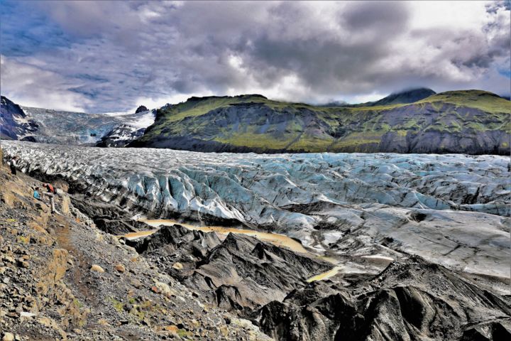 Photography titled "Glacier. Iceland" by Boris Davidovich, Original Artwork