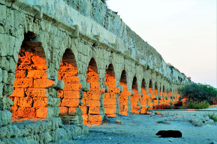 Photography titled "Ancient aqueduct (1…" by Boris Davidovich, Original Artwork, Digital Photography