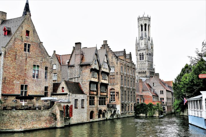 Photographie intitulée "Bruges. #3. Belgium" par Boris Davidovich, Œuvre d'art originale
