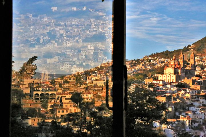 Photography titled "Window. Taxco. #7.…" by Boris Davidovich, Original Artwork, Digital Photography