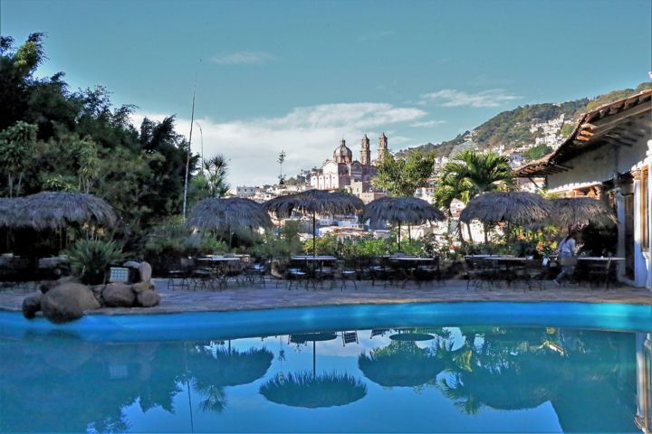 「Taxco. #11. Mexico」というタイトルの写真撮影 Boris Davidovichによって, オリジナルのアートワーク, デジタル