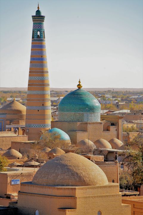 Photography titled "Khiva. Uzbekistan.…" by Boris Davidovich, Original Artwork, Digital Photography