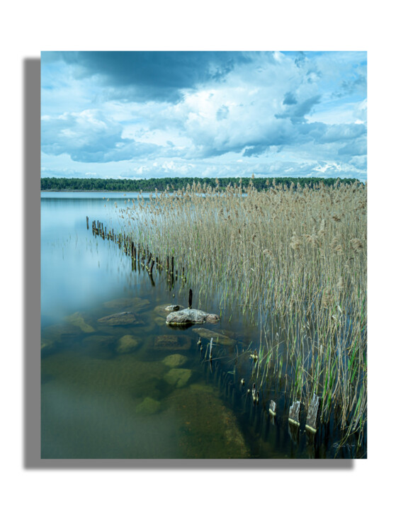 Photographie intitulée "Douceur sur le lac." par Bruno Mylar, Œuvre d'art originale, Photographie numérique