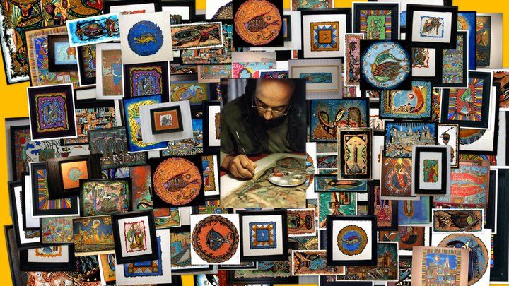 Peinture intitulée "moi.jpg" par Artiste Peintre Walyd Boab, Œuvre d'art originale,