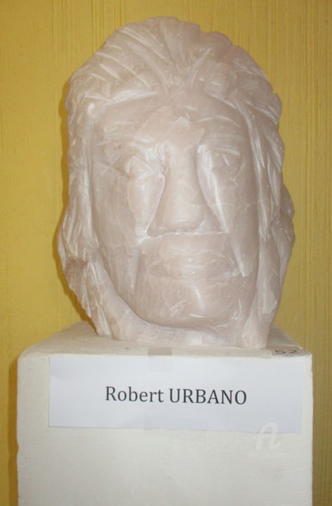 Скульптура под названием "La tête du Chef ind…" - Roberto Urbano, Подлинное произведение искусства, Мыло