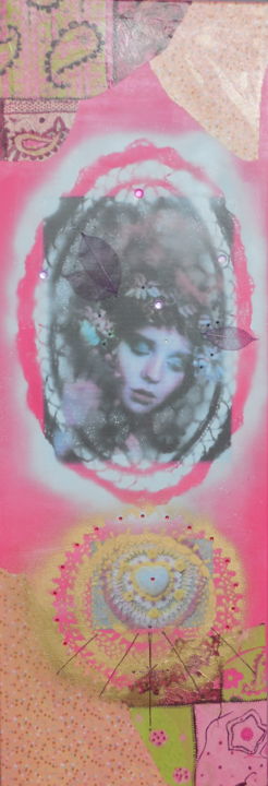 Peinture intitulée ""Le coeur d'Élise"" par Myriam Bobo, Œuvre d'art originale