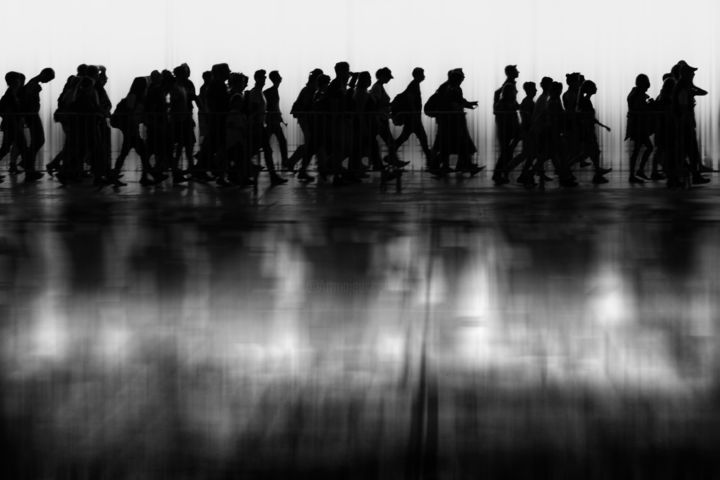 Photography titled "Exodus..." by Bogdan Kotewicz, Original Artwork, Digital Photography Mounted on Aluminium