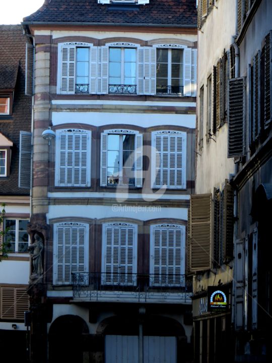 Photographie intitulée "Strasbourg au détou…" par Jean Louis Boguet, Œuvre d'art originale